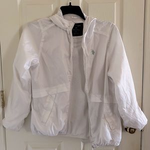 Polo White Windbreaker Jacket